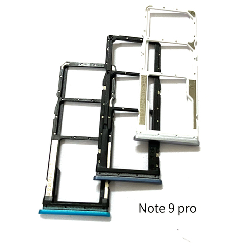 Sim Tray Holder For Xiaomi Redmi Note 9 pro Note9 Note 9S SIM Card Tray Slot Holder Adapter Socket ► Photo 1/3