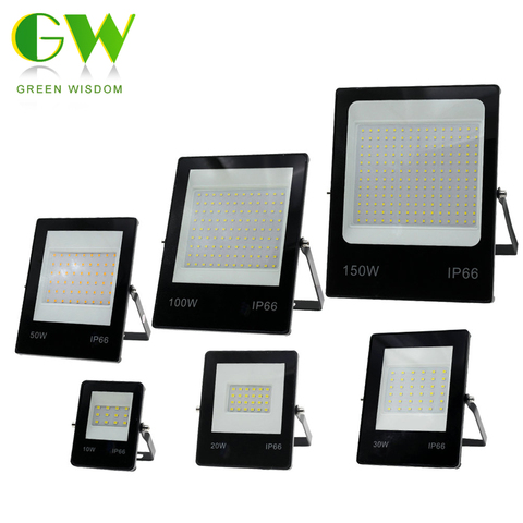 LED Floodlight 10W 30W 50W 100W 150W Outdoor LED Spotlight Waterproof Reflector Flood Light Outdoor Lighting Garden Lights ► Photo 1/1