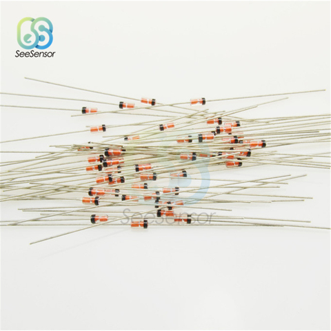 100Pcs Germanium Diode 1N34A DO-35 1N34 IN34A for TV FM AM Radio Detection ► Photo 1/5