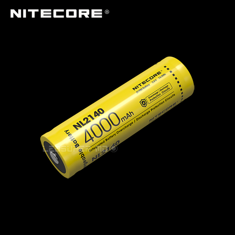 Next Generation Nitecore NL2140 Rechargeable Li-ion 21700 Battery 4000mAh with CE & ROHS Certifications ► Photo 1/6