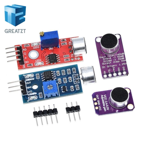 Selling Sound sensor module sound control sensor MAX4466 MAX9814switch detection whistle switch microphone amplifier For Arduino ► Photo 1/6