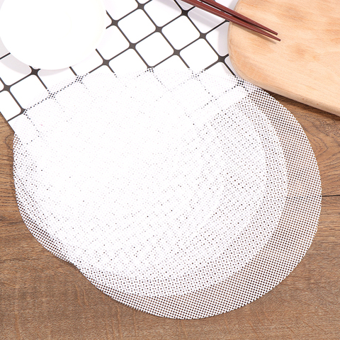 Practical Silicone Steamer Non-Stick Pad Round Dumplings Mat Baking Tools Steamed Buns Baking Pastry Dim Sum Mesh Home Kitchen ► Photo 1/6