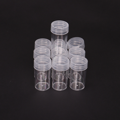 Clear Plastic Bead Storage Containers Set Jars Diamond Painting Accessory  Box Transparent Bottles for DIY Diamond