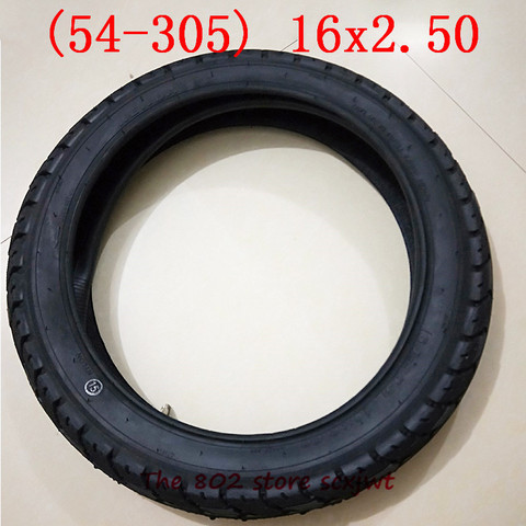 Good quality 16x2.50( 64-305) tire and inner tube 16*2.50 tyre Fits Kids Bikes Electric Bikes Small BMX and Scooters ► Photo 1/6
