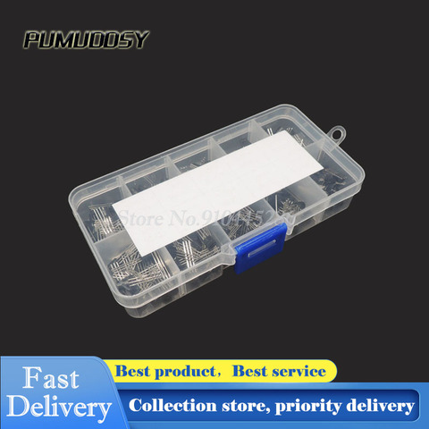 Transistor Assortment Kit 10value 200PCS BC337 BC327 2N2222 2N2907 2N3904 2N3906 S8050 S8550 A1015 C1815,Transistors Box Pack ► Photo 1/1