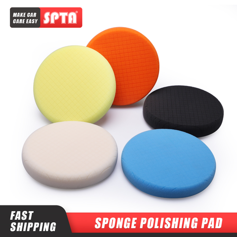 SPTA 5.5Inch(135mm)/6.5Inches(165mm)/7.5inches（190mm） Buffing Pads Polishing Pads For 3Inch/5Inch/6Inch DA/RO/GA Car Polisher ► Photo 1/6