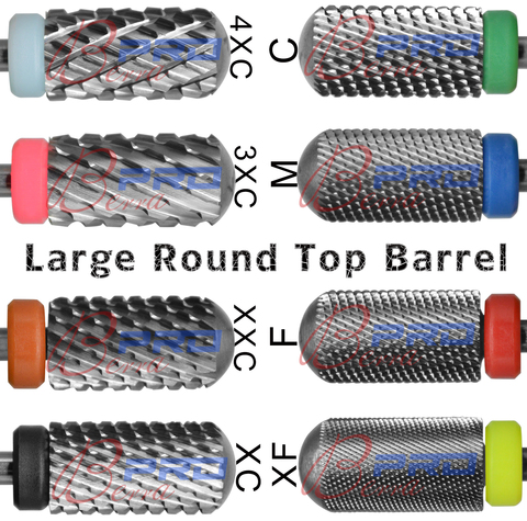 Proberra 6.6 Original Large Barrel Round Smooth top Tungsten steel Carbide nail drill bits Burrs ► Photo 1/6
