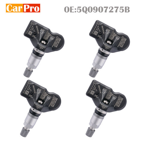 4 Pieces Tire Pressure Sensor TPMS 5Q0907275B for VW Passat Golf Touran Touareg  Jetta for Audi Q3 Q5 A6 A7 for Porsche 911 718 ► Photo 1/6