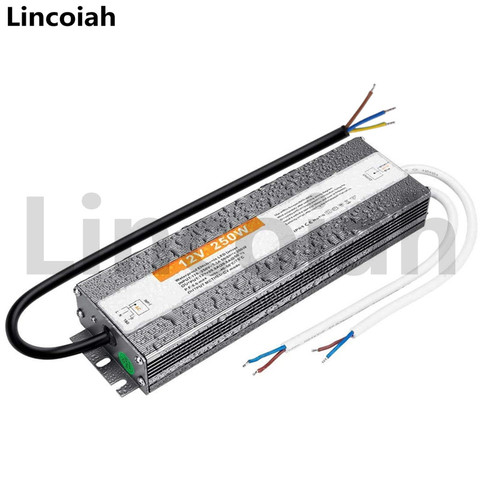 LED Driver Waterproof IP67 Power Supply 12V 24V Transformer AC/DC Adapter  for LED Strip Lights Module CCTV Power Accessories ► Photo 1/6