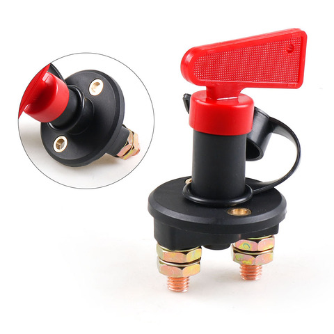 DC 12V-24V Vehicle Auto Car Truck Boat Battery Isolator Disconnect Cut Off Switch with Removable Key ► Photo 1/6
