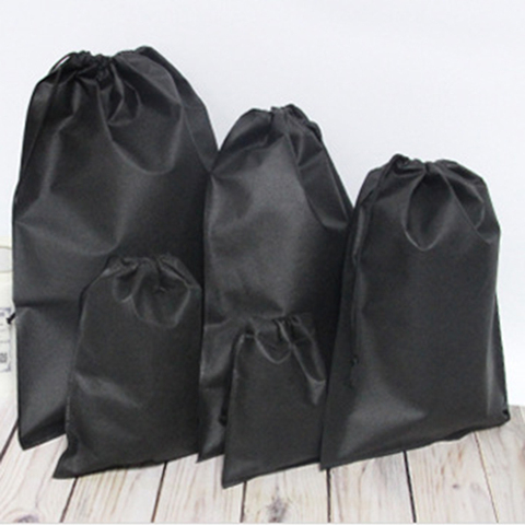 Fashion Non-woven Fabrics Drawstring Bag Shoes Travel Portable Organizer Toiletry Bag Case Clothes Backpacks Shopping Bag ► Photo 1/6