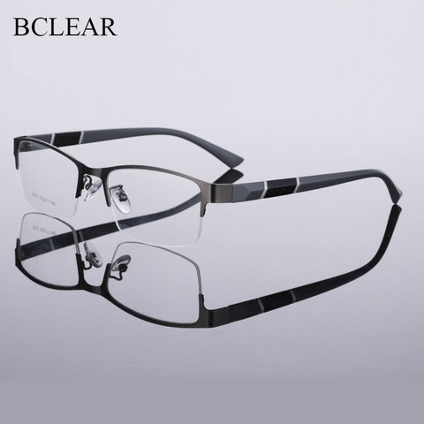 BCLEAR Half Rim Alloy Front Rim Flexible Plastic TR-90 Temple Legs Optical Eyeglasses Frame for Men and Women Eyewear Spectacles ► Photo 1/6