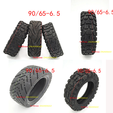 High quality 11 inch tubeless tyre Electric scooter refitted 11-inch 90/65-6.5 thick tire outer tire vacuum Road tire ► Photo 1/6