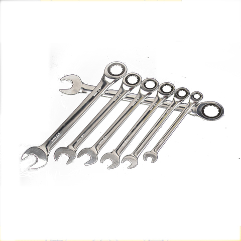 Ratchet Wrench Combination Wrench Ratchet Wrench Set 7 Piece Wrench Set Ratchet Wrench Wrench Toolbox Torque Wrench Ratchet Set ► Photo 1/4