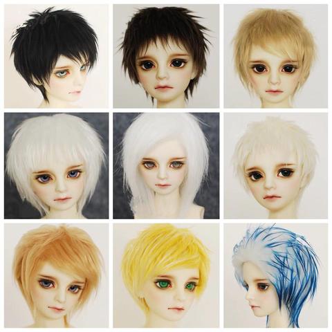 BJD wig 1/2 1/3 1/4 1/6 1/8 1/12Fashion hair doll wig blythe obitsu11 wig ► Photo 1/6