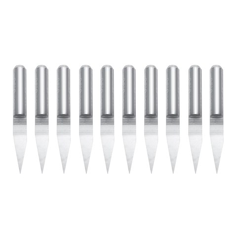 10Pcs 20 Degree V-shape Carbide PCB Engraving Bit Set 3.175mm Shank PCB Engraving CNC Cutter Bit Router Tool 0.2mm Tip End Mill ► Photo 1/6