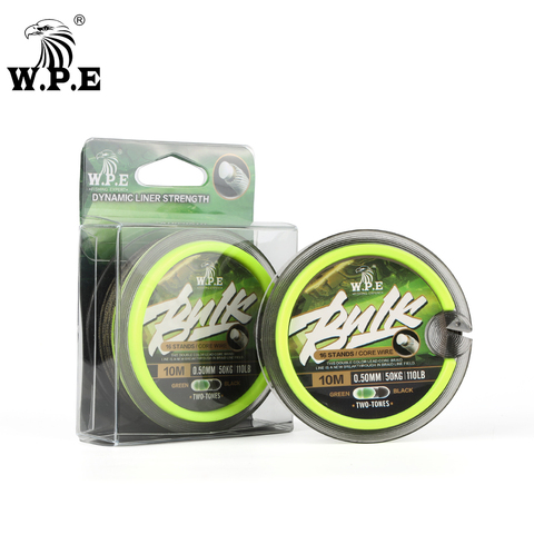 W.P.E Lead Core Carp Fishing 16 Strands Braid Carp Fishing Line  5m/10m  0.50mm 110LB 50kg Hair Rigs Carp Feeder Fishing Tackle ► Photo 1/6