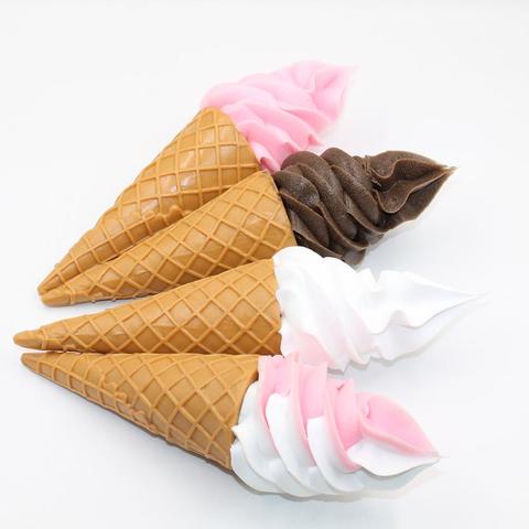 Large simulation ice cream cone model fake ice cream cone photography props commercial food model customization ► Photo 1/6