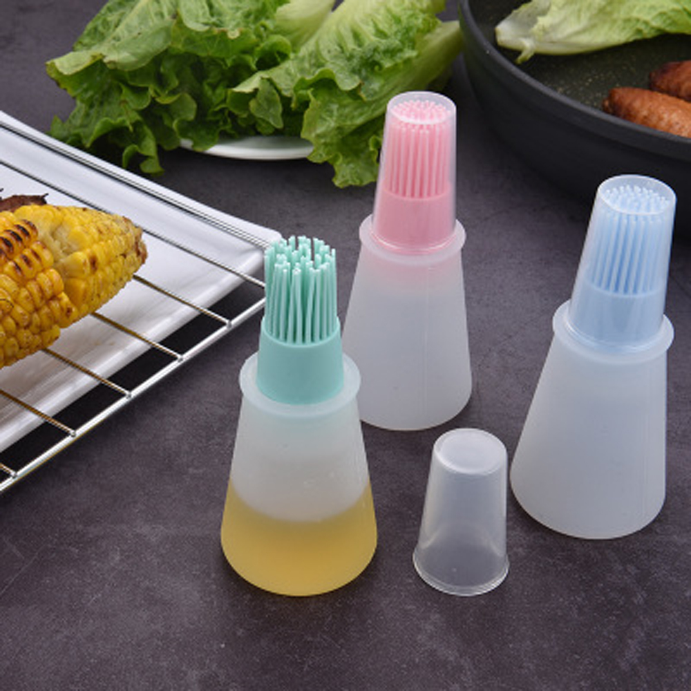 Silicone Oil Brush Temperature Resistant Oil Bottle Baking Pancake Barbecue  Cooking BBQ Grilling Accessories Tool Kitchen Gadget - AliExpress