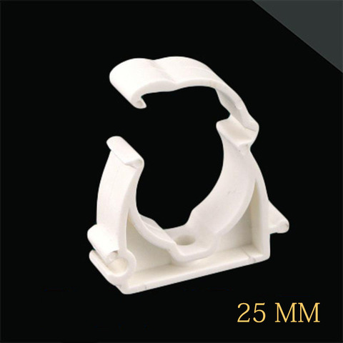 10 Pcs Plastic PPR Clamp Holder For Water Pipe Tube Fittings With Cover Diameter 16mm 20mm 25mm 32mm ► Photo 1/5