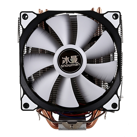 SNOWMAN CPU Cooler Master 5 Direct Contact Heatpipes freeze Tower Cooling System CPU Cooling Double Fan with PWM 2 Fans ► Photo 1/1