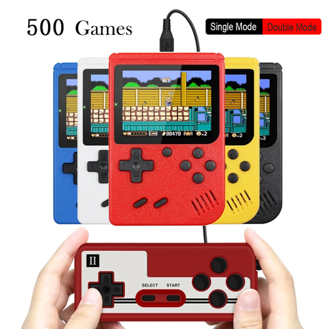 500 IN 1 Retro Video Game Console Handheld Game Portable Pocket Game Console Mini Handheld Player for Kids Gift ► Photo 1/6