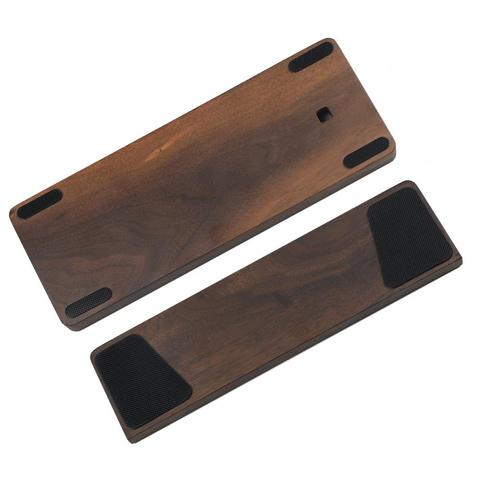 GH60 Solid Wooden Case Wrist Rest PCB Plate Hand Wire For 60% Mini Mechanical Gaming Keyboard Compatible Poker Faceu 60 ► Photo 1/5