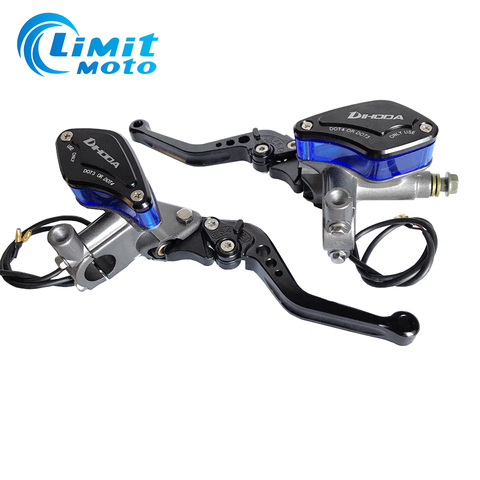 Universal 22mm 7/8'' Motorcycle Brake Clutch Master Cylinder Hydraulic Pump handle Clutch Brake Lever For 50CC - 300CC ► Photo 1/6