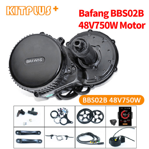 Bafang 8Fun BBS02 48V750W Ebike Mid Motor Ebike Kit Brushless Electric Motor Bike Kit for E Bike Conversion Bafang 750 Watt ► Photo 1/1