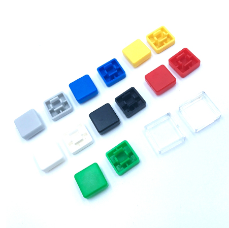 20PCS A14 square button cap Fit 12*12*7.3 Red yellow blue green white hat 12x12x7.3mm ► Photo 1/5