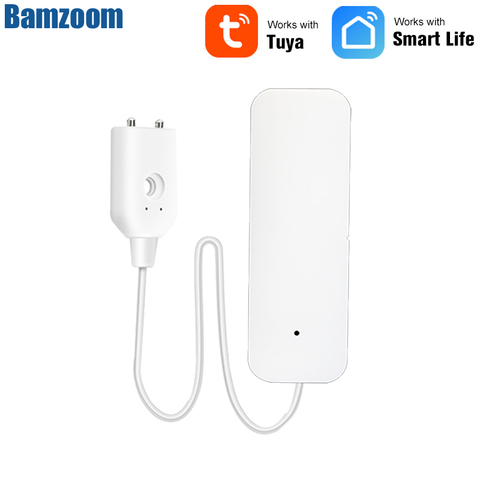 Water leakage sensor WIFI leak level Alarm tank detector security Overflow protection Tuya Smart Life App home Remote control ► Photo 1/4