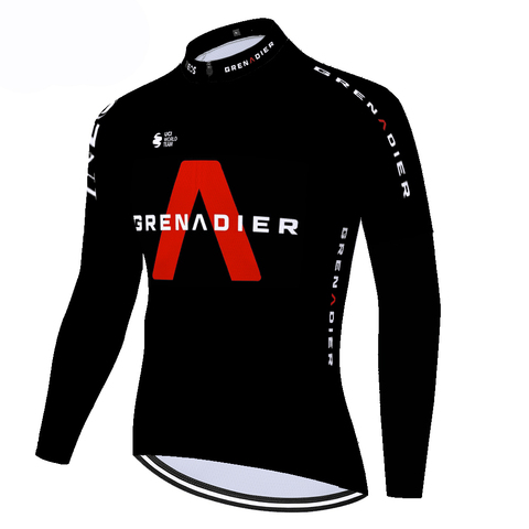 2022 ineos cycling jersey men Long Sleeve bike jersey men winter thermal fleece grenadier cycling clothing MTB maillot ciclismo ► Photo 1/6