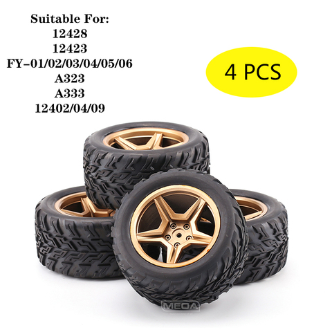 WLtoys 12428 12423 FY-01/02/03 A323 A333 12402 12404 12409 Rc Car spare parts A323-01/11 Upgrad Widen Left and right tyres Tires ► Photo 1/6