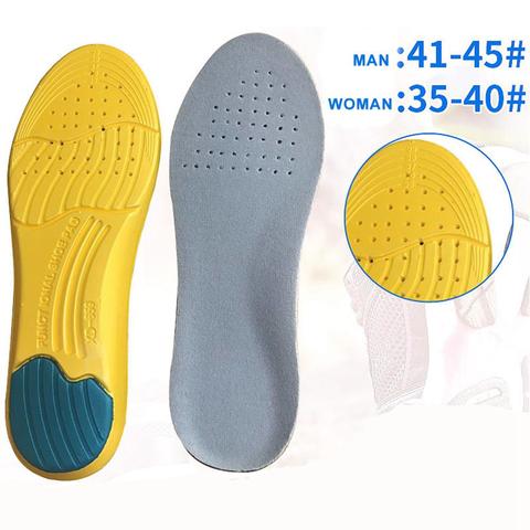 1Pair  Memory Foam Sport Insoles Breathable InsolesRunning Sport Shoe Inserts  Mezzanine Insole Sweat Absorption Pads ► Photo 1/6