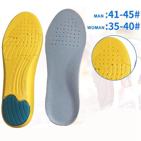 1Pair  Memory Foam Sport Insoles Breathable InsolesRunning Sport Shoe Inserts  Mezzanine Insole Sweat Absorption Pads ► Photo 1/6