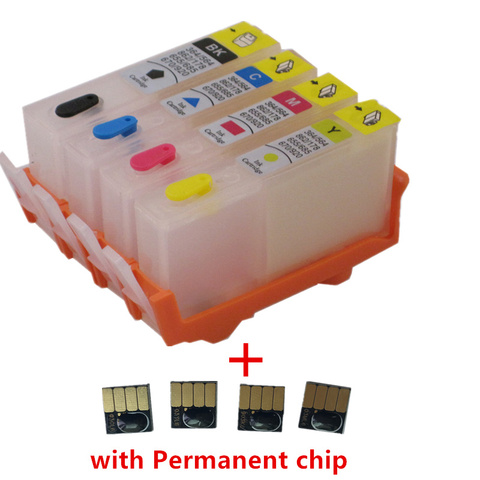 Refillable ink cartridge for HP 902 903 904 905 with chip for HP OfficeJet pro 6950 6951 6954 6956 6960 6970 6961 6964 6975 6976 ► Photo 1/6