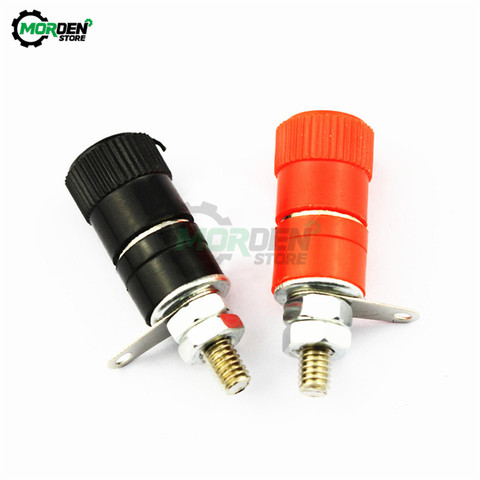 1Pairs JS-910B dia 8mm Breadboard Fixing Hole Terminals Socket Female Binding Post For Speaker Audio Terminals Splice ► Photo 1/6