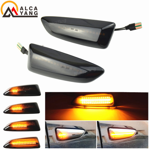 2PCS Dynamic LED Side Marker Lights 12V Flowing Turn Signal Light Side Repeater Lamp Panel Lamp for Opel for Vauxhall Astra J K ► Photo 1/6