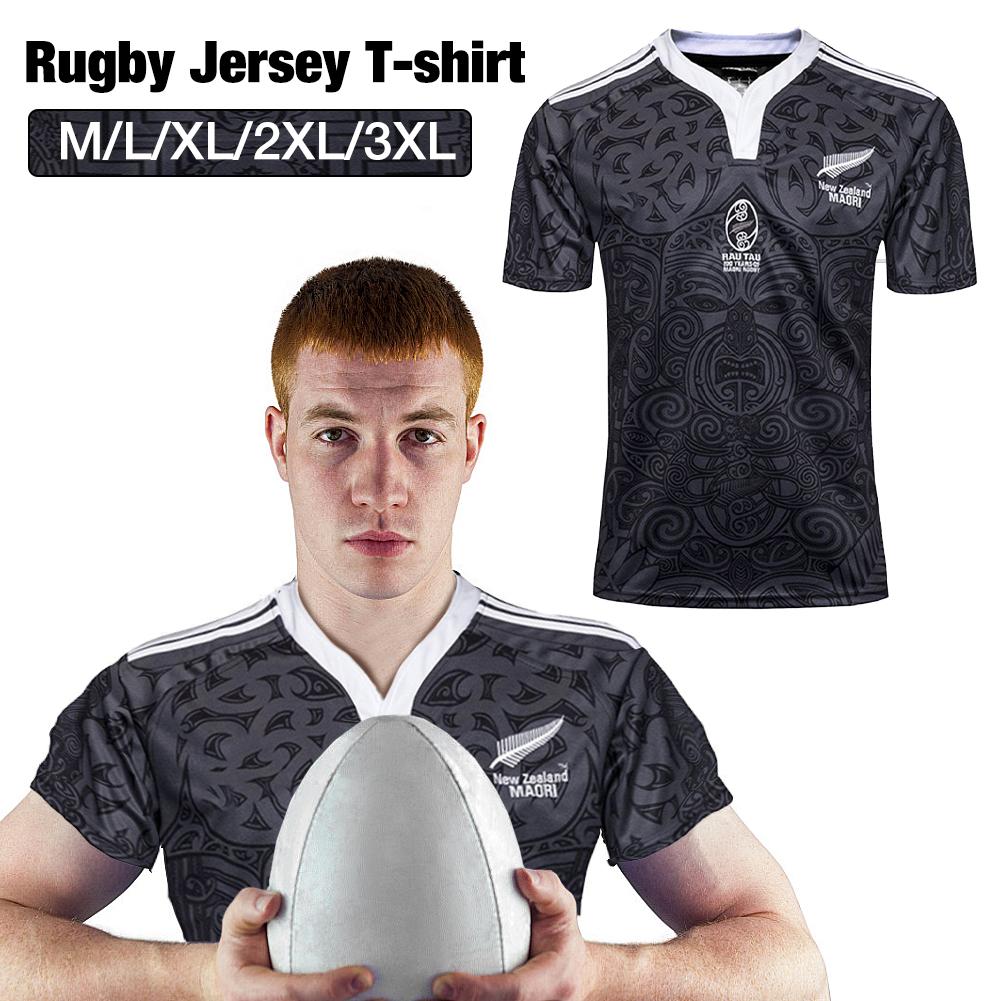 New Zealand All Blacks 100 YEARS rugby jersey shirt S-3XL 