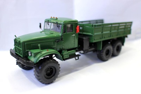 New Scale Modles EAC URAL KrAZ 255B 6x6 TRUCK KPA3-214 1:43 Diecast model for collection gift ► Photo 1/6