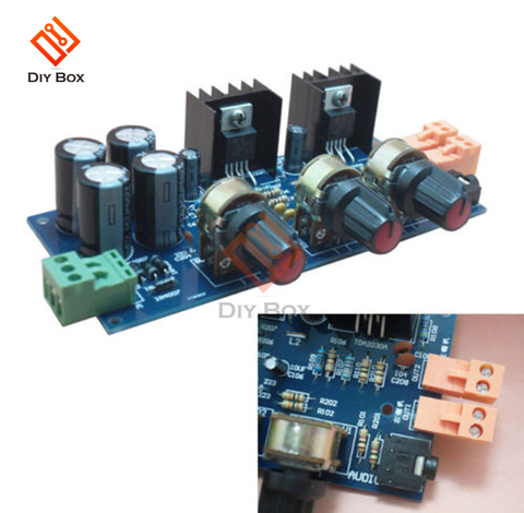 TDA2030 power Amplifier Board module Audio Speaker Sound Supply TDA2030 Modulo Amplificador 18WX2 Hifi Stereo Volume Control ► Photo 1/3