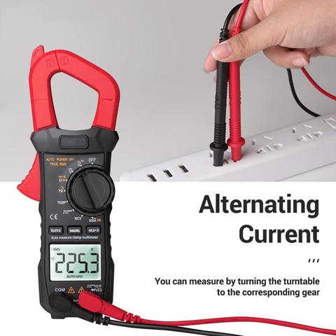 ST209 Digital Multimeter Clamp Meter 6000 counts True RMS Amp DC/AC Current Clamp meter Meters voltmeter 400v Car Range Tool ► Photo 1/6