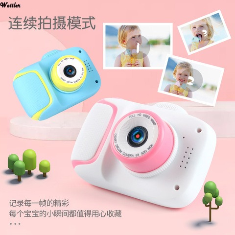 X11 Mini Cartoon Kids Camera Creative Children's Camera HD Digital Camera Portable 1080P Camera For Kids Birthday Christmas Gift ► Photo 1/6