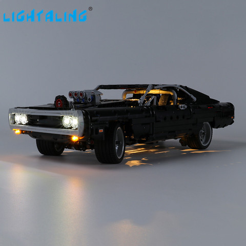 Lightaling Led Light Kit For Technic Dom's Dodge Charger Toys Building Blocks Compatible With 42111 ( Lighting Set Only ) ► Photo 1/6