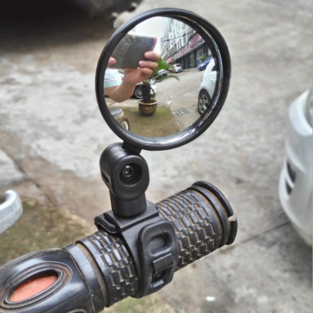 Flexible Safe Rearview Rear View Mirror 360° For Cycling Bike Bicycle Handlebar. 