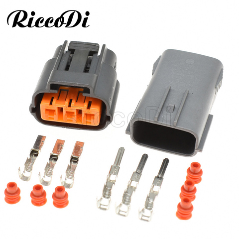 1-20Kits 3 Pin DL 090 Male Female Waterproof Sensor Connector 6195-0009 6195-0012 For Nissan Mazda RX8 Ignition Coil Socket ► Photo 1/6