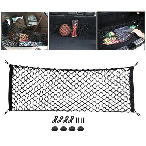 Universal Car Rear Trunk Boot Organizer Pocket Cargo Net Mesh Storage Car Receive Arrange Net Car Trunk Net ► Photo 1/6