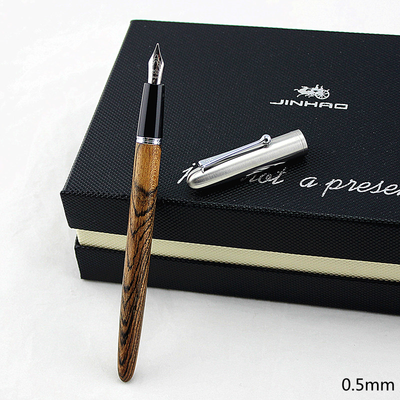 Jinhao X750 Luxury Men Fountain Pen Business Student 0.5mm Extra Fine Nibs 