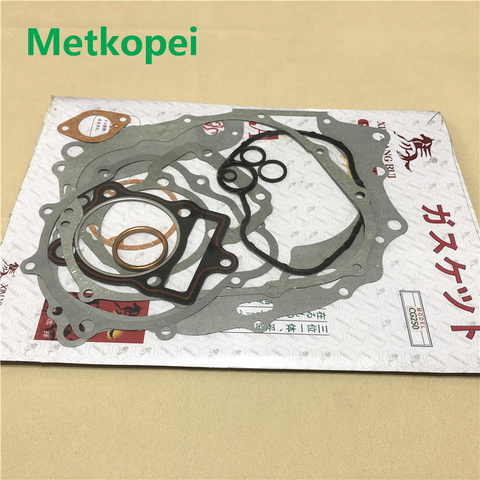 Complete Gasket Set CG250 for Motorcycle Honda 250cc CG 250 engine seal parts include cylinder gasket Air-cooled ATV Dirt Bike ► Photo 1/1