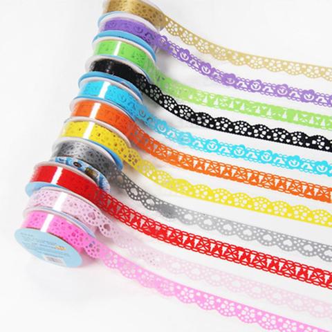 New Lace Roll DIY Washi Paper Decorative Sticky Paper Self Adhesive Masking  Tape